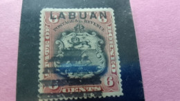 MALEZYA-LABUAN-1894     6C       USED - Fédération De Malaya