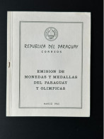 Paraguay 1965 Mi. Bl. 67 II Gold Or Silver Argent Olympic Games Tokyo Tokio 1964 Jeux Olympiques Coins Olympia Sport - Ete 1964: Tokyo