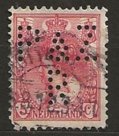 Timbre Nederland Perforé PAZ R - Perfins