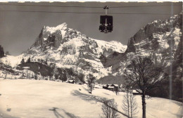 SUISSE - Grindelwald - Die Firstbahn Mit Wetterhorn - Carte Postale Ancienne - Grindelwald