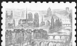 FR 2022 - Issue Du Bloc Affiche " VUE DE PARIS " - Reprographie Du Visuel TIMBRE - Hors Abt - Daté 07.11.22 " - Neuf** - Expositions Philatéliques