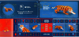 Argentina 2022 ** Chinese Zodiac. Year Of The Tiger Booklet. Zodíaco Chino. Carnet Año Del Tigre. - Nuevos