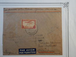 C CONGO BELGE BELLE  LETTRE RR +++  1939 PAR AVION SABENA+PETIT BUREAU GOMA A UNSUMBURA ++ AFFR. INTERESSANT+++ + - Cartas & Documentos