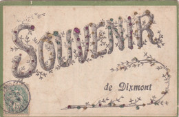 DIXMONT . 89 YONNE . SOUVENIR DE . FANTAISIE - Dixmont