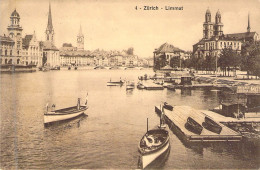 SUISSE - Zurich - Limmat - Carte Postale Ancienne - Zürich