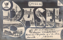 SUISSE - GRUSS Aus BASEL - Carte Postale Ancienne - Basilea