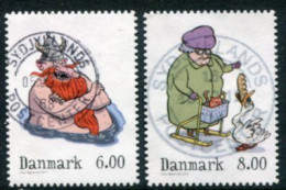 DENMARK 2011 Winter Tales Booklet Perforation Used.  Michel 1681-82C - Usati