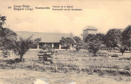 CONGO BELGE - PONTHIERVILLE - Intérieur De La Station - Carte Postale Ancienne - Belgisch-Congo