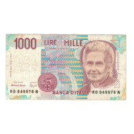 Billet, Italie, 1000 Lire, 1990, 1990-10-03, KM:114b, TTB - 1000 Lire