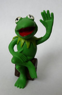 1 FIGURINE MUPPETS SHOW - SCHLEICH 1978 - MUPPET KERMIT (2) Vert Clair - Sonstige & Ohne Zuordnung