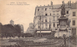 BELGIQUE - Liège - La Statue Grétry Et La Place De La République Française - Carte Postale Ancienne - Other & Unclassified
