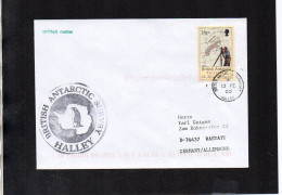 British Antarctic Territory (BAT) 2000 Cover - Halley 13 FE 00 - (1ATK023) - Cartas & Documentos