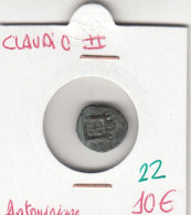 HEXP022 MONEDA ROMANA CLAUDIO II ANTONINIANO - Otros & Sin Clasificación