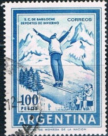 SELLO USADO ARGENTINA 1961 YVES 606e VER - Gebruikt