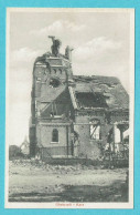 * Geluveld - Gheluvelt (Zonnebeke - Ieper - Ypres) * (Uitgever A. Herman - Hoet) Kerk, Ruines, Guerre, église, Church - Zonnebeke