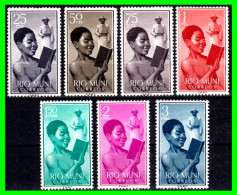 ESPAÑA - DEPENDENCIAS ESPAÑOLAS ( RIO MUNI AFRICA ) 7 SELLOS DEL AÑO 1960 NIÑO INDIGENA ( NUEVOS  ) - Rio Muni