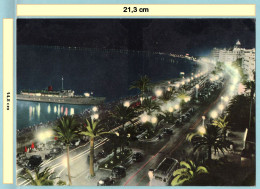 CP 06 - Nice - La Promenade Des Anglais La Nuit - Grand Format - Nice By Night