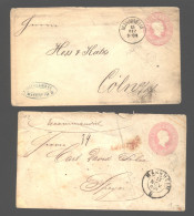 Baden,2 Ganzsachen Mit Vers.Mannheim O (115) - Postal  Stationery