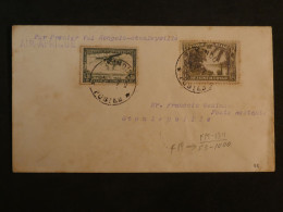 C CONGO BELGE  BELLE  LETTRE  RR 1937 1ER VOL  KONGOLO STANLEYVILLE  +AFF. PLAISANT+ - Covers & Documents