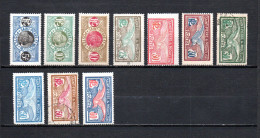 San Pedro Y Miquelon   1922-28  .-   Y&T   Nº    107/116 - Used Stamps