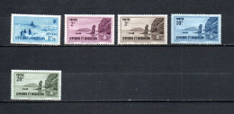 San Pedro Y Miquelon   1938  .-   Y&T   Nº    183/185-187/188 - Oblitérés