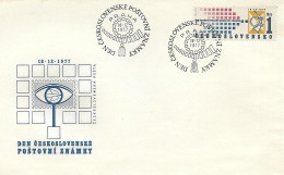 Czechoslovakia - FDC - 1977 Stamp Day - Briefe U. Dokumente