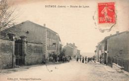 France - Diémoz - Route De Lyon - Phot. Soulié - Oblitération Ambulante - Carte Postale Ancienne - Vienne