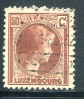 LUXEMBOURG- Y&T N°172- Oblitéré - 1926-39 Charlotte Rechterzijde