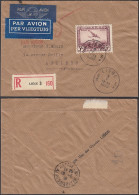 Belgique 1939  -Lettre Recommandée Par Avion De Liège Vers Antibes....(DD) DC-11483 - Oblitérés