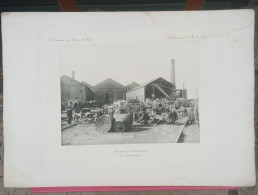 ACIERIES ISBERGUES GRANDE PHOTOGRAVURE HELIOGRAVURE PARC DES FONDERIES USINE INDUSTRIE METALLURGIE 62 - Isbergues