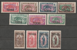 Tchad N°  1 - 11 * - Unused Stamps