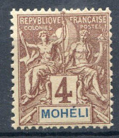 Réf 57 CL2 < MOHELI < N° 2 * Neuf Ch. * MH - Unused Stamps