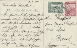 Turquie Carte Postale Istambul Pour La Suisse 1931 - Covers & Documents