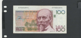 BELGIQUE - Billet 100 Francs 1982/94 TTB+/VF+ Pick-142 - 100 Frank