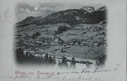 GRUSS AUS ERLENBACH ► Alte Dorfansicht Anno 1899 - Erlenbach Im Simmental