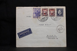 Greece 1937 Athinai Censored Air Mail Cover To Austria__(6849) - Lettres & Documents