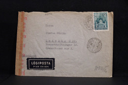 Hungary 1943 Legi Posta Censored Air Mail Cover To Germany__(6207) - Covers & Documents