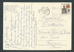 Carte Postale BERGER, Moutons  EN  Esperanto Envoi De BRNO En 1973, Vers La FRANCE  - Mald 12817 - Briefe U. Dokumente