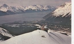 CARTOLINA  TURNAGAIN ARM,ANCHORAGE,ALASKA-ONE OF THE MANY ATTRACTIONS AT MT.ALYESKA IS THE MAGNIFICENT-VIAGGIATA 1973 - Anchorage