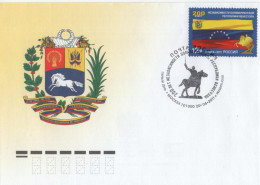 Russia 2011 FDC 200th Anniversary Of Republic Of Venezuela, Horse Horses - FDC