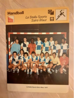Fiche Rencontre Handball  La Stella Sports Saint Maur - Balonmano