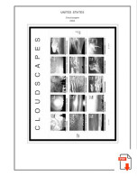 US 2000-2005 PLATE BLOCKS STAMP ALBUM PAGES (68 B&w Illustrated Pages) - Inglés