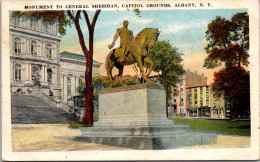 New York Albany Capitol Grounds Monument To General Sheridan 1931 - Albany