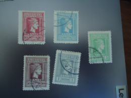 SAMOS   CRETE GREECE USED   SET 5  STAMPS 1912 - Samos