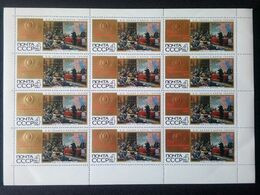 RUSSIA  MNH (**)1967 The 50th Anniversary Of Great October - Full Sheets