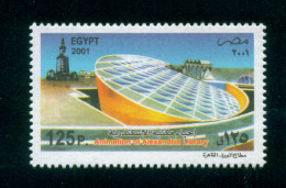 EGYPT / 2001 / ANCIENT LIBRARY OF ALEXANDRIA PROJECT / ALEXANDRIA LIGHTHOUSE / MNH / VF - Ongebruikt