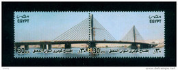 EGYPT / 2002 /  INAUGURATION OF ASWAN SUSPENTION BRIDGE / MNH / VF . - Neufs