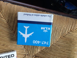 KLM BOEING 747 SCABAK 1:600 - Unclassified