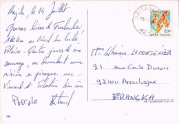 49556. Postal SATTASVAARA (Suomi) Finlandia 1979 To France. Remitida De RAJALA - Covers & Documents
