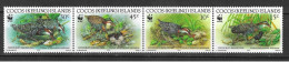 Cocos Keeling Islands 1992 MiNr. 267 - 270  Kokos-Inseln BIRDS Buff-banded Rail  WWF Rail 4v  MNH** 6,00 € - Other & Unclassified